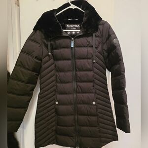 Nautica Women's Black Quilted Jacket